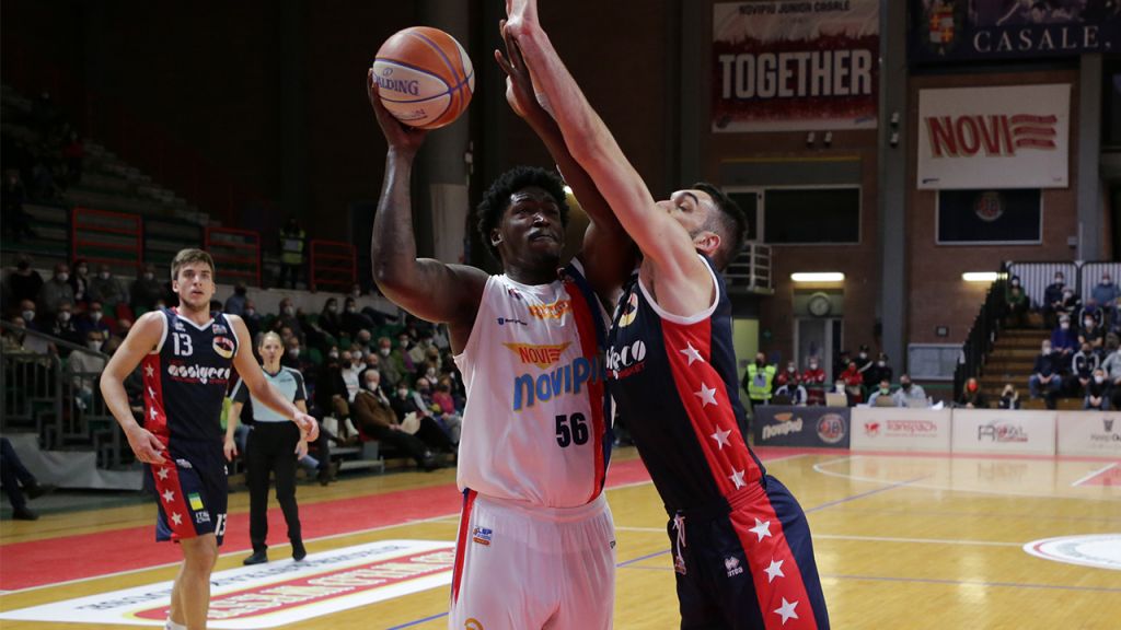 A Capo d'Orlando Novipiù in svantaggio 42-35 all'intervallo di metà gara